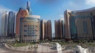 Abu Dabi şehir manzarası, Uniated Arap Emirlikleri, video