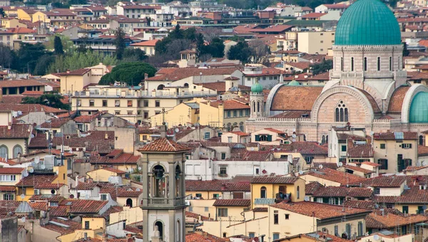 Uitzicht Florence Vanaf Heuvel Van Piazzale Michelangelo — Stockfoto