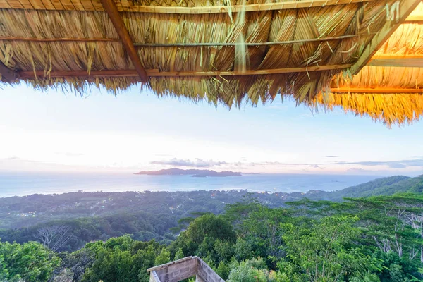 Schönes Inselpanorama Vom Hügel Aus — Stockfoto