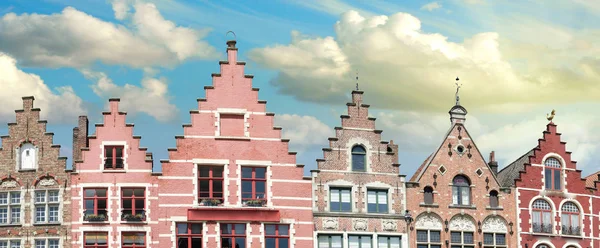 Budynków Brugia Belgia — Zdjęcie stockowe