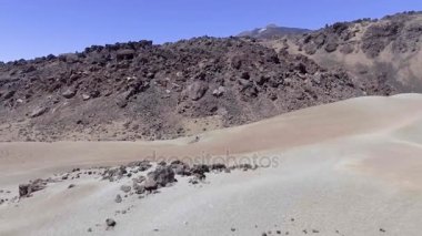 Santiago del Teide, hava görünümünü Tenerife, Santa Cruz de Tenerife, Kanarya Adaları, İspanya ilinin ada. Video