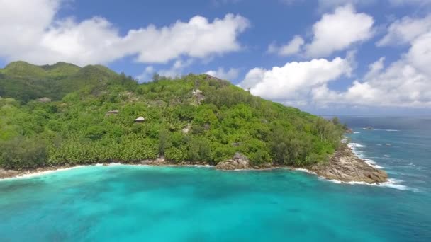 Plage Tropicale Incroyable Côte Océan Vidéo — Video