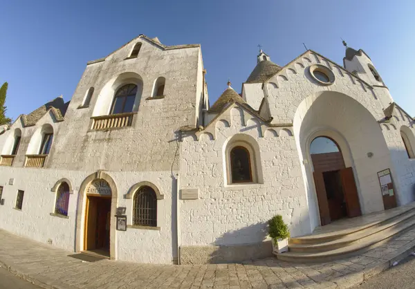 Alberobello Kerk Apulië Italië — Stockfoto