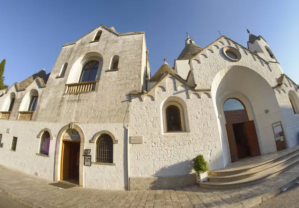 Alberobello Kilisesi Apulia Talya — Stok fotoğraf