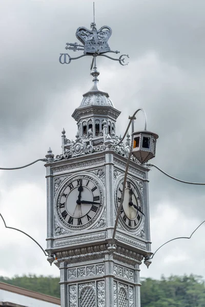 Mahe Seychelles Setembro 2017 Famosa Torre Relógio Cidade Torre Relógio — Fotografia de Stock