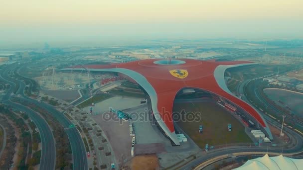Abu Dhabi Uae Dezember 2016 Ferrari World Park Ist Der — Stockvideo