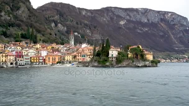 Bellagio Vue Panoramique Sur Lac Côme Italie — Video