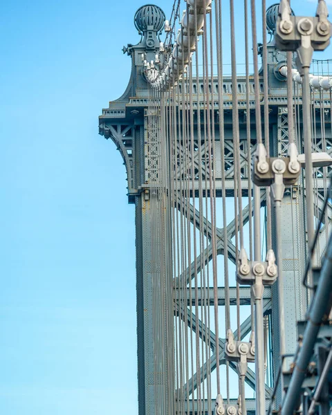 Den Manhattan Bridge Tower i New York — Stockfoto