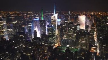 şaşırtıcı New York manzarası, gece, ABD