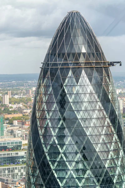 London Verenigd Koninkrijk September 2016 Augurk Toren Skyline Van Londen — Stockfoto