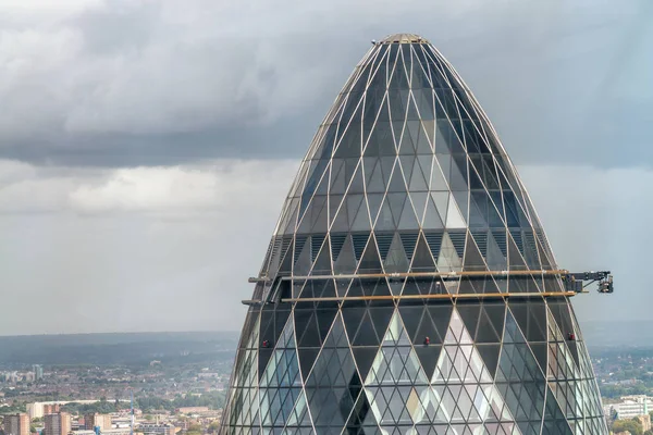 London Verenigd Koninkrijk September 2016 Augurk Toren Skyline Van Londen — Stockfoto