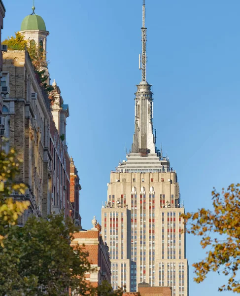 New York Manhattan Skyline Και Κτίρια — Φωτογραφία Αρχείου