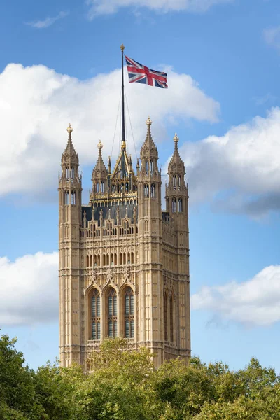 Πύργος Westminster Palace Λονδίνο Ηνωμένο Βασίλειο — Φωτογραφία Αρχείου