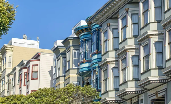 Typical homes of San Francisco, California — Stock Photo, Image