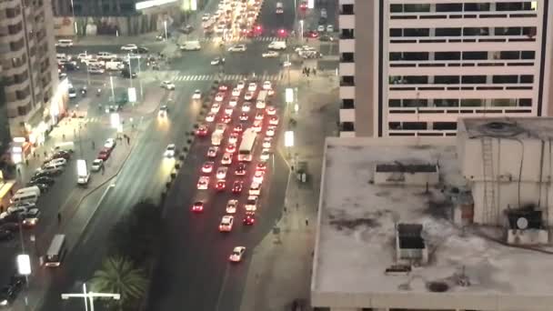 Abu Dhabi Downtown Skyline Uniated Arabemiraten Video — Stockvideo