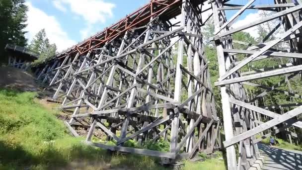 Kinsol Trestle Bridge, île de Vancouver, Canada 
