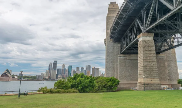 Sydney Novembro 2015 Vista Porto Cidade Sydney Atrai Milhões Pessoas — Fotografia de Stock