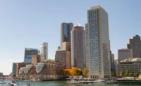 Beautifu Blick Auf Boston Gebäude Und Skyline Massachusetts Usa — Stockfoto