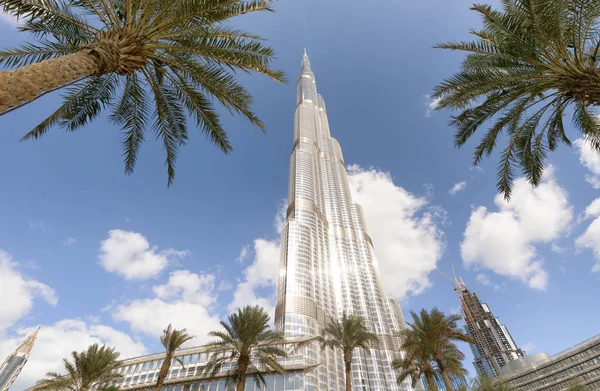 Dubai Emirados Árabes Unidos Novembro 2015 Burj Khalifa Belo Dia — Fotografia de Stock