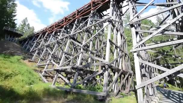 Kinsol Trestle Bridge, île de Vancouver, Canada 