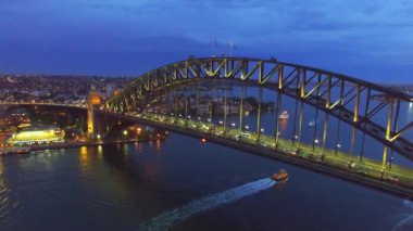 Sydney Harbour Bridge, Avustralya. Video 