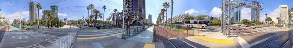 San Diego Lipca 2017 Miasta Ulic Pobliżu Centrum Kongresowego Piękny — Zdjęcie stockowe