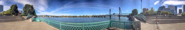 Portland August 2017 Panoramic View City Park River Portland Attracts — Stock Photo, Image