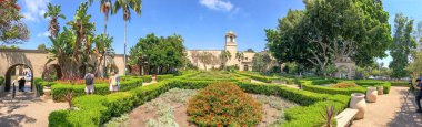 San Diego, Ca - 29 Temmuz 2017: Panoramik Balboa Park. Bu ünlü bir turistik 's.