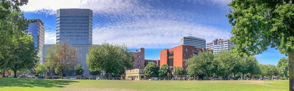 Portland Agosto 2017 Vista Panorámica Del Parque Ciudad Portland Atrae — Foto de Stock