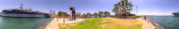 San Diego Julio 2017 Los Turistas Visitan Uss Midway Cerca —  Fotos de Stock