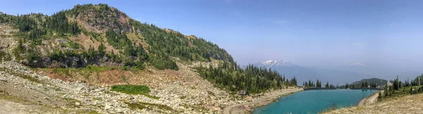 Bela Vista Panorâmica Das Montanhas Whistler Temporada Verão — Fotografia de Stock