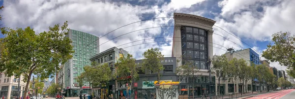 San Francisco Août 2017 Bâtiments Municipaux Market Street Ville Attire — Photo