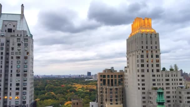 Изумительный Вид Нью Йорк Дневное Время Сша — стоковое видео