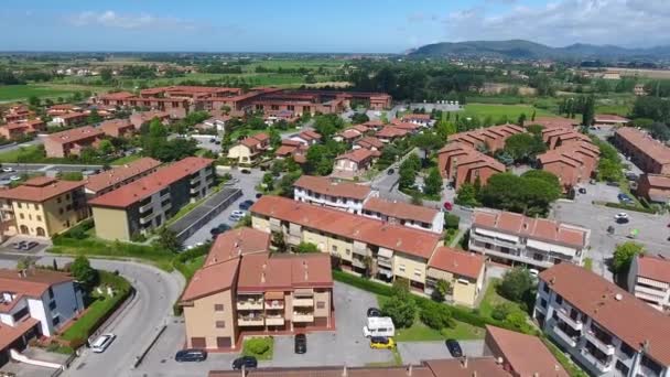 San Giuliano Milanese Bölge Lombardy Talya Metropolitan City Milano Havadan — Stok video