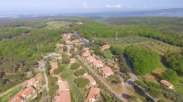 トスカーナの田舎の家 イタリア ビデオ — ストック動画