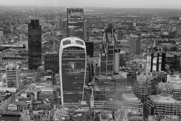 2016年9月24日 伦敦天际线城市鸟瞰图 这个城市每年吸引3000万游客 — 图库照片