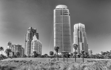 Güney Pointe Park bir güzel kış günü, Miami - Florida