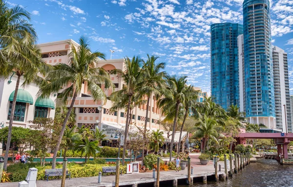 Fort Lauderdale February 2016 Beautiful Homes City Canals Fort Lauderdale — Stock Photo, Image