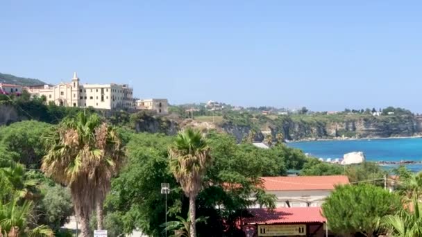 Resort Town Tropea Coast Calabria Italy Video — Stock Video