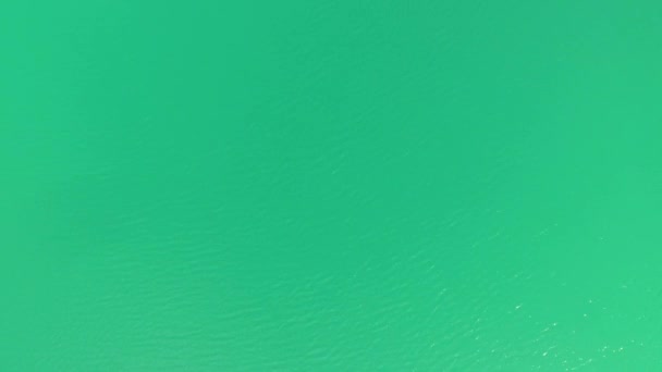 Γαλαζοπράσινο Χρώμα Κυματισμός Του Νερού Στη Λίμνη — Αρχείο Βίντεο