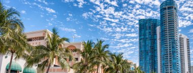 Şehir kanallar, Fort Lauderdale boyunca güzel evleri.