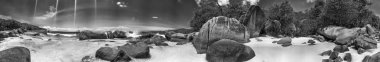 Panoramik Anse Lazio, Praslin - Seyşeller.