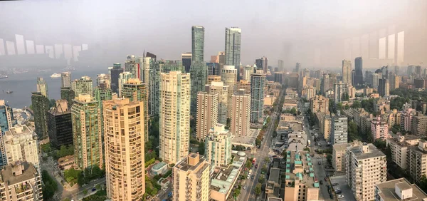 Vancouver Canada Luftaufnahme Der Skyline Der Stadt — Stockfoto