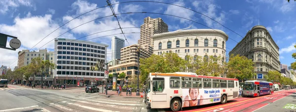 San Francisco Août 2017 Vue Panoramique Sur Les Rues Ville — Photo