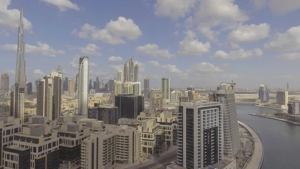 Dubai Emirados Árabes Unidos Dezembro 2016 Vista Aérea Centro Cidade — Fotografia de Stock