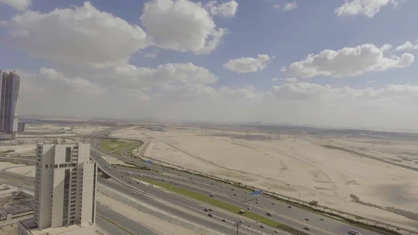 Dubaj Spojené Arabské Emiráty Prosinec 2016 Letecké Downtown Výhledem Město — Stock fotografie