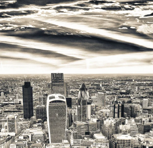 Aerial View City London Skyline — Stock Photo, Image