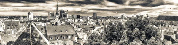 Vista Aérea Tallin Desde Toompea Estonia —  Fotos de Stock