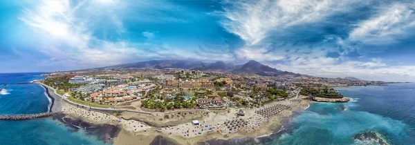 Aerial Panoramic View Las Americas Beach Tenerife Spain — Stock Photo, Image