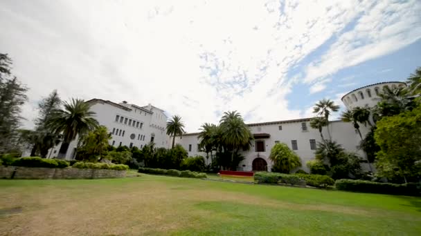 Santa Barbara Gebäude Kalifornien Vereinigte Staaten — Stockvideo